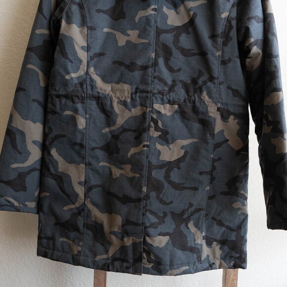 Natural Reflections Camo Hooded Parka Jacket | Women's M | Quilted Lining - Picture 6 of 10